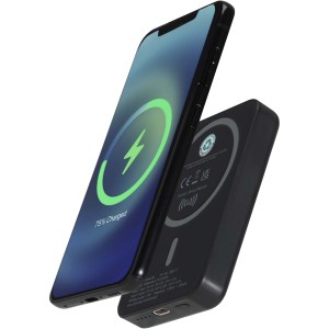 Acrab 5000 mAh mgneses powerbank, fekete