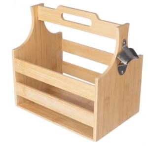 Bambusz palacktart rekesz, barna