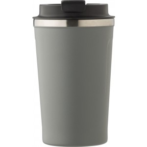 Duplafal fedeles pohr, 380 ml, szrke