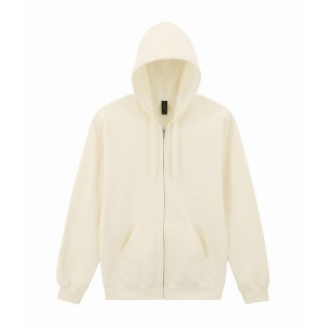 GILDAN SOFTSTYLE cipz�ras kapucnis pol�rpul�ver, Off White