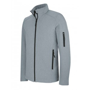 Kariban frfi softshell dzseki, Marl Grey