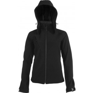 Kariban ni kapucnis softshell dzseki, Black