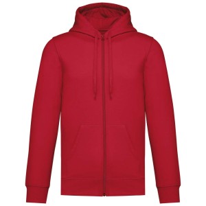 Kariban Uniszex kapucnis, cipzras pulver, Red