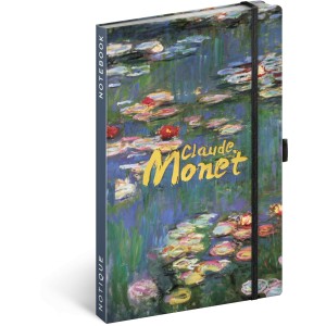 Notesz Claude Monet, lined, 13  21 cm