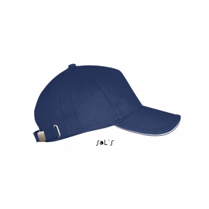Sols Long Beach 5 paneles sapka, French Navy/White, U