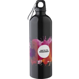 jraacl kulacs, 750 ml, fekete